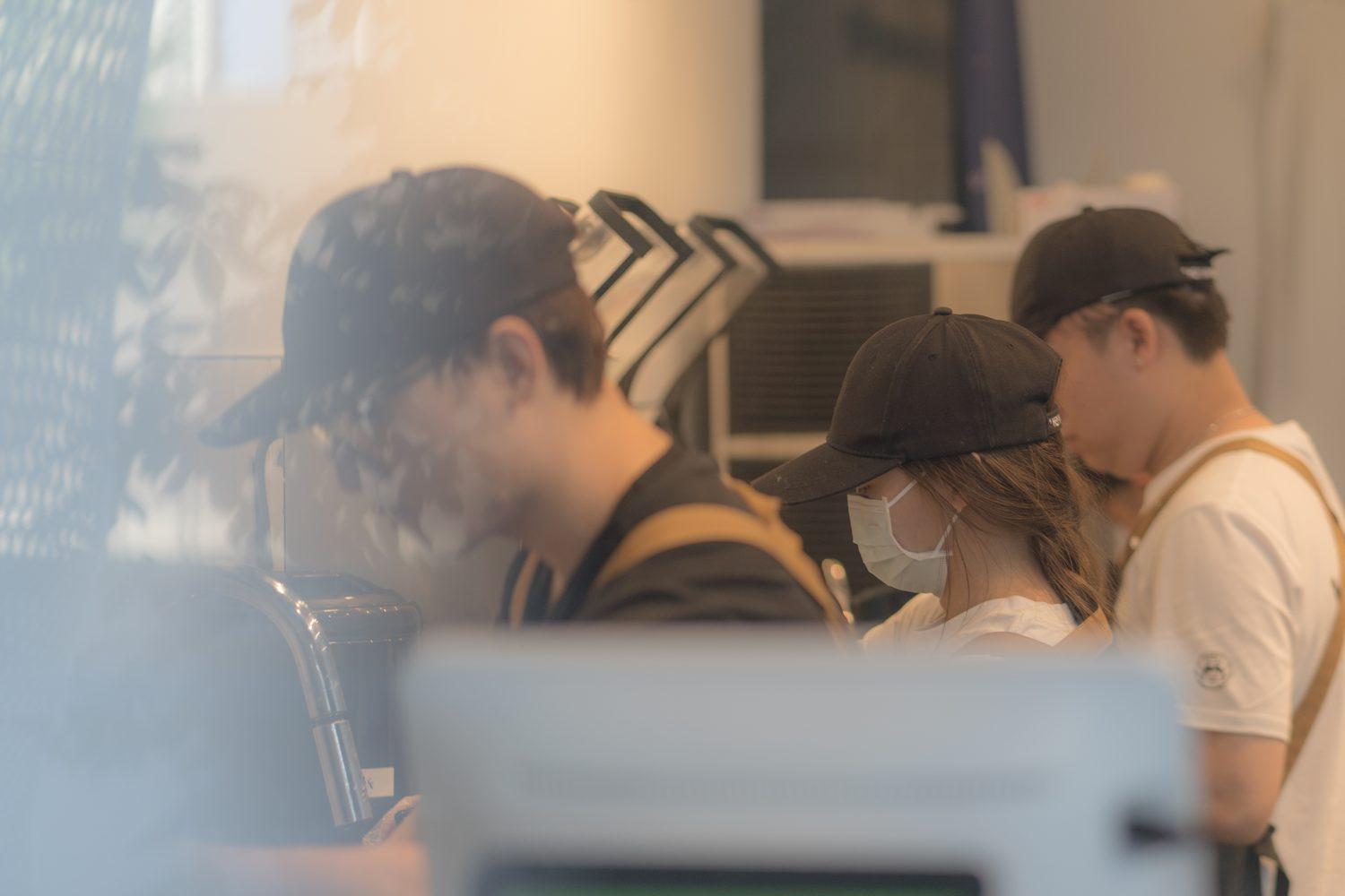 Yogost staff working behind the counter in Burnaby